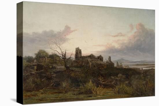 The Deserted Village (Goldsmith's)-James Holland-Premier Image Canvas