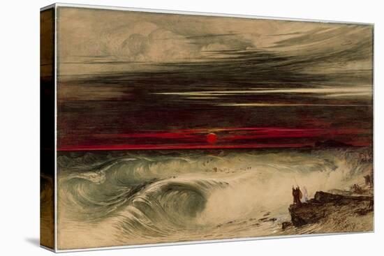 The Destruction of Pharaoh's Host, 1836 (W/C, Oil and Ink on Paper)-John Martin-Premier Image Canvas