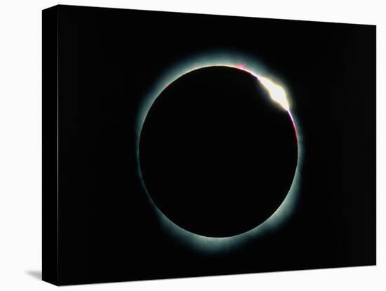 The Diamond Ring Effect During a Solar Eclipse-David Nunuk-Premier Image Canvas