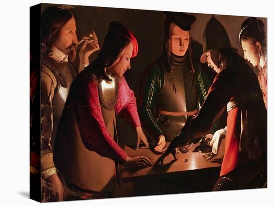 The Dice Players-Georges de La Tour-Premier Image Canvas