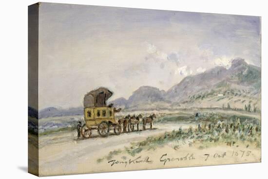 The Diligence from Grenoble to Sassenage, 7th October 1875-Johan-Barthold Jongkind-Premier Image Canvas