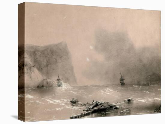 The Disaster of the British Fleet Off the Coast of Balaclava on November 14th, 1854-Ivan Konstantinovich Aivazovsky-Premier Image Canvas