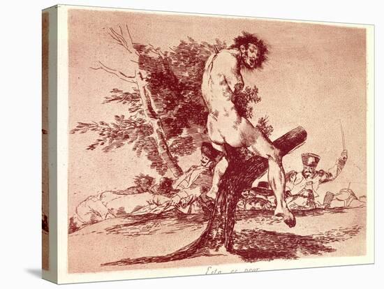 The Disasters of War-Francisco de Goya-Stretched Canvas