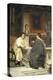 The Discourse, a Chat-Sir Lawrence Alma-Tadema-Premier Image Canvas