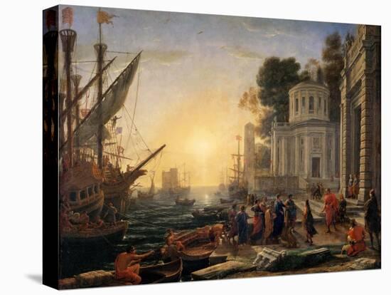 The Disembarkation of Cleopatra at Tarsus-Claude Lorraine-Premier Image Canvas
