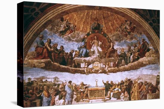 'The Disputation on the Holy Sacrament', 1508-1509. Artist: Raphael-Raphael-Premier Image Canvas