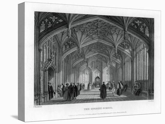 The Divinity School, Oxford, 1837-John Le Keux-Premier Image Canvas