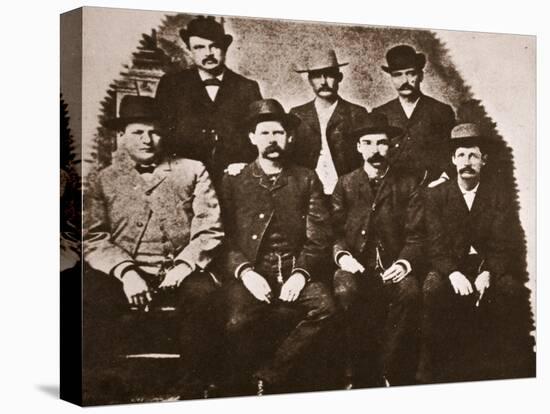 The Dodge City Peace Commission, June 1883 (Sepia Photo)-American Photographer-Premier Image Canvas