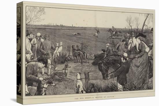 The Dog Derby, a Sketch at Altcar-null-Premier Image Canvas
