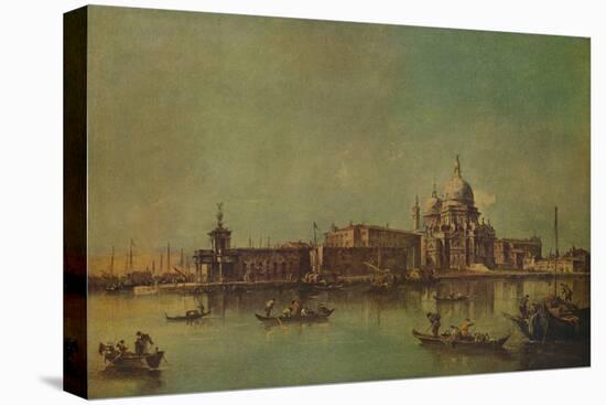 'The Dogana and Salute, Venice', c1775, (1938)-Francesco Guardi-Premier Image Canvas