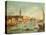 The Doge's Palace and the Molo from the Basin of San Marco, Venice, C.1770-Francesco Guardi-Premier Image Canvas