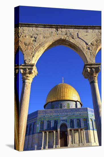 The Dome of the Rock, Temple Mount, UNESCO World Heritage Site, Jerusalem, Israel, Middle East-Neil Farrin-Premier Image Canvas