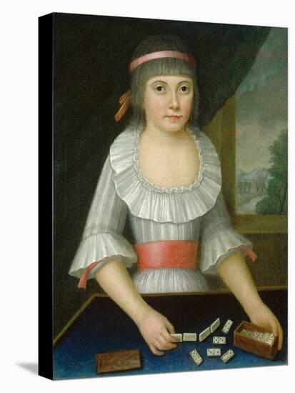 The Domino Girl, c.1790-American School-Premier Image Canvas