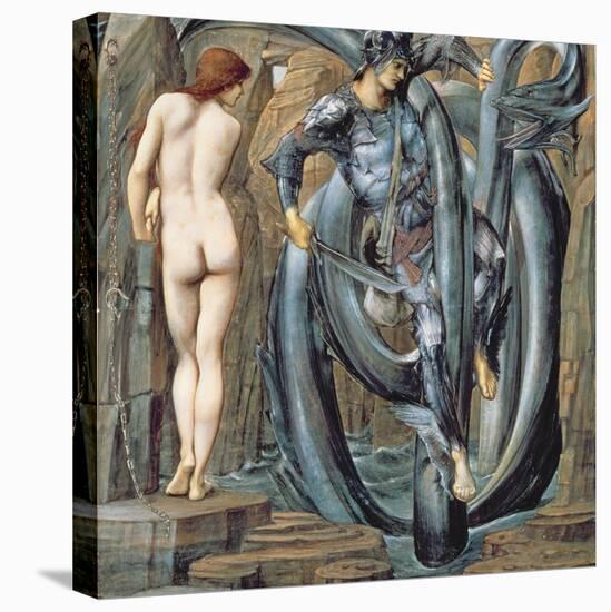 The Doom Fulfilled (Perseus Slaying the Sea Serpent) C.1882-Edward Burne-Jones-Premier Image Canvas