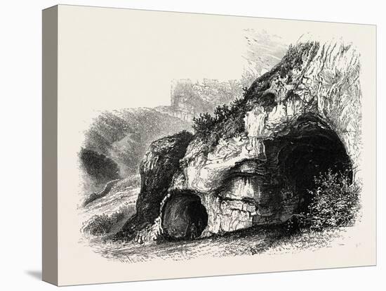 The Dove Holes, Dove Dale, the Dales of Derbyshire, Country, UK, 19th Century-null-Premier Image Canvas