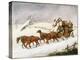 The Dover to London Coach: in Winter-Henry Thomas Alken-Premier Image Canvas