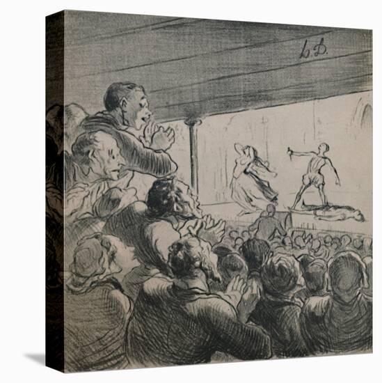 'The Drama', c.1860s,(1946)-Honore Daumier-Premier Image Canvas