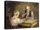 The Draughts Players-Robert Gemmell Hutchison-Premier Image Canvas