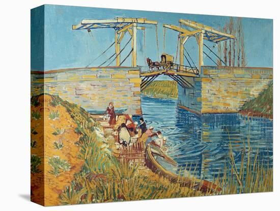 The Draw Bridge, Arles (Le Pont De Langlois), 1888-Vincent van Gogh-Premier Image Canvas