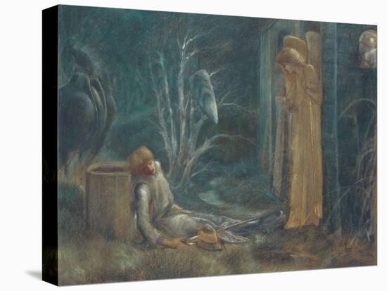 The Dream of Lancelot-Edward Burne-Jones-Premier Image Canvas