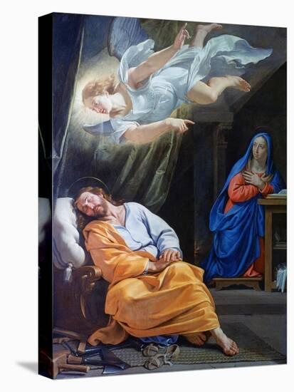 The Dream of Saint Joseph, C1636-Philippe De Champaigne-Premier Image Canvas