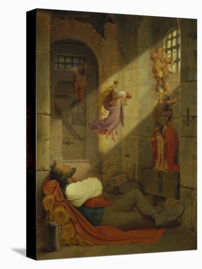 The Dream of the Prisoner, 1836-Moritz Von Schwind-Premier Image Canvas