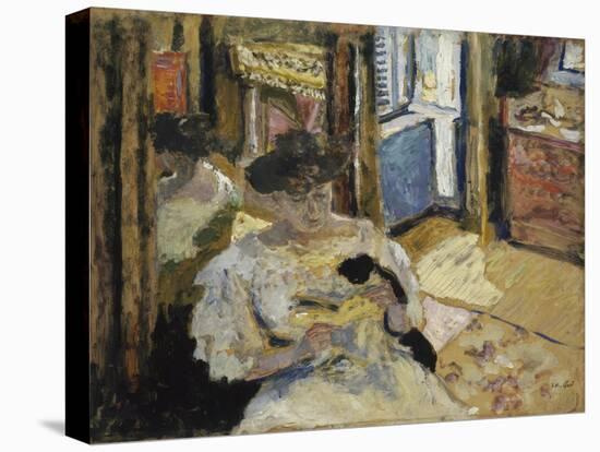 The Dressing-Room, Madame Hessel Reading at Amfréville, 1906-Edouard Vuillard-Premier Image Canvas