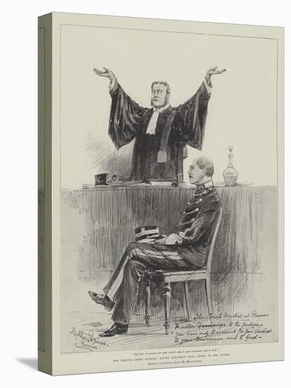 The Dreyfus Court-Martial, Maitre Demange's Final Appeal to the Judges-Melton Prior-Premier Image Canvas