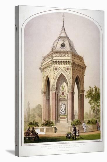 The Drinking Fountain in Victoria Park, Hackney, London, C1861-Robert Dudley-Premier Image Canvas