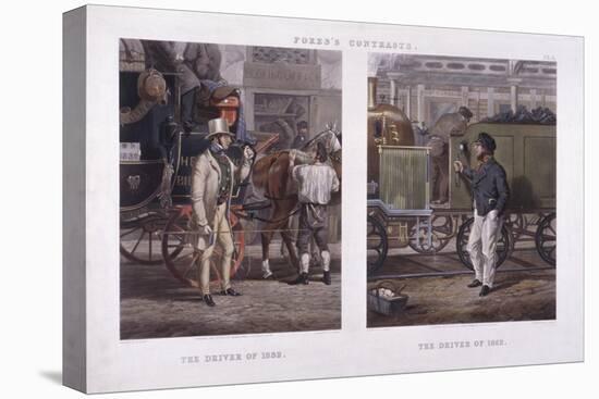 The Driver of 1832 and the Driver of 1852-J Harris-Premier Image Canvas