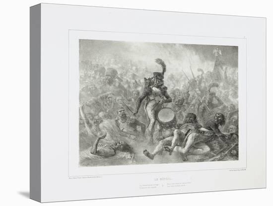 The Drum Waking the Dead Soldiers, 1842-Denis Auguste Marie Raffet-Premier Image Canvas