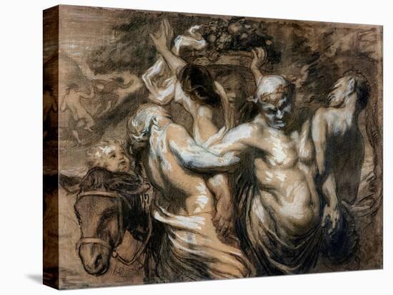 The Drunken Silenus-Honore Daumier-Premier Image Canvas