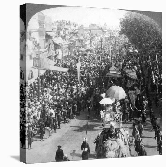 The Duke and Duchess of Connaught and in the Great Durbar Procession, Delhi, India, 1903-Underwood & Underwood-Premier Image Canvas