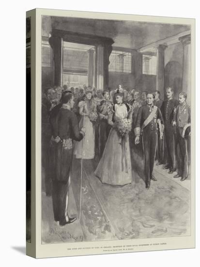 The Duke and Duchess of York in Ireland, Reception of their Royal Highnesses at Dublin Castle-Amedee Forestier-Premier Image Canvas