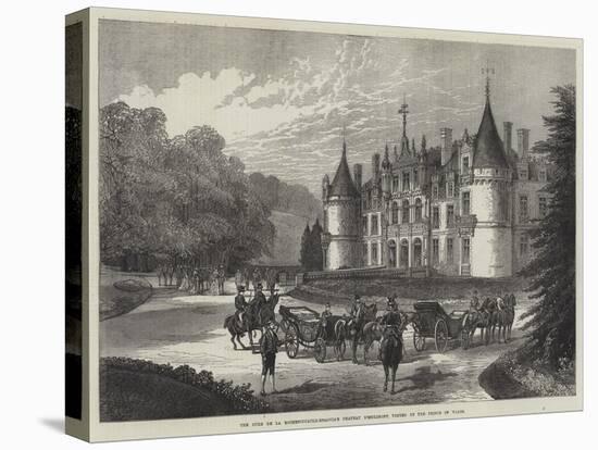 The Duke De La Rochefoucauld-Bisaccia's Chateau D'Esclimont, Visited by the Prince of Wales-null-Premier Image Canvas