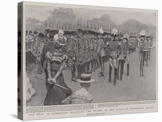 The Duke of Connaught Inspecting the Yeomen of the Guard at Buckingham Palace-Frank Craig-Premier Image Canvas