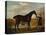 The Duke of Marlborough's (?) Bay Hunter, with a Groom in Livery in a Lake Landscape-George Stubbs-Premier Image Canvas