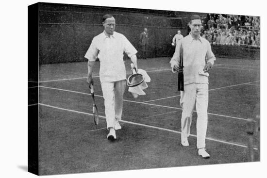 The Duke of York and His Doubles Partner Wing Commander Sir Louis Greig, Wimbledon 1926-null-Premier Image Canvas