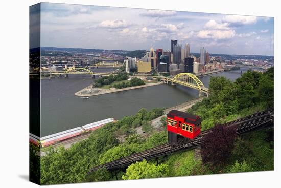 The Duquesne Incline, Pittsburgh, Pennsylvania-George Oze-Premier Image Canvas