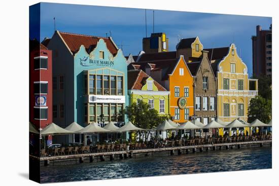 The Dutch Houses at Sint Annabaai in Willemstad, UNESCO Site, Curacao, ABC Is, Netherlands Antilles-Michael Runkel-Premier Image Canvas