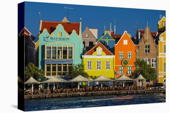 The Dutch Houses at Sint Annabaai in Willemstad, UNESCO Site, Curacao, ABC Is, Netherlands Antilles-Michael Runkel-Premier Image Canvas