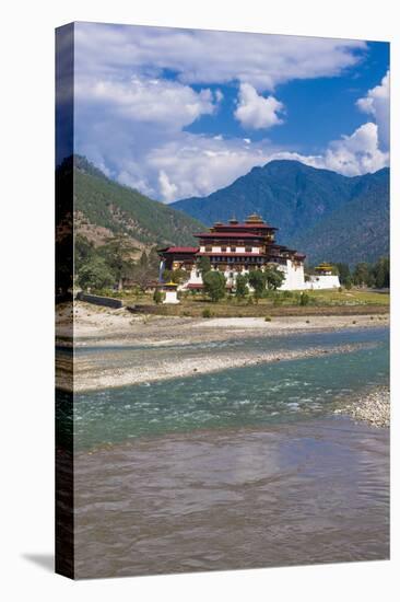 The Dzong or Castle of Punakha, Bhutan, Asia-Michael Runkel-Premier Image Canvas