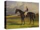 The Earl of Chesterfield's Filly 'Industry', with W. Scott Up, in a Landscape-John Frederick Herring I-Premier Image Canvas