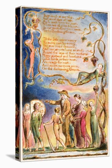 The Echoing Green (Cont.): Plate 7 from 'Songs of Innocence and of Experience' C.1815-26-William Blake-Premier Image Canvas