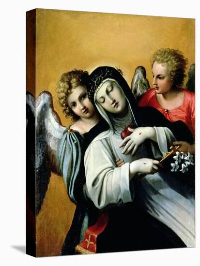 The Ecstasy of Saint Catherine-Agostino Carracci-Premier Image Canvas