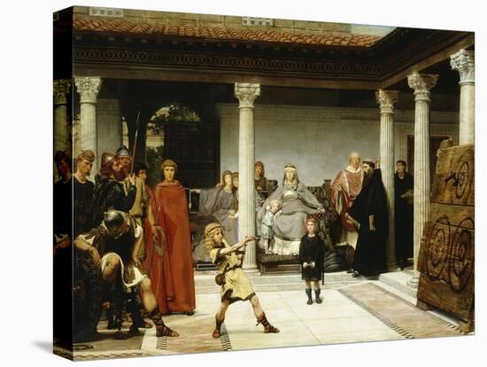 The Education of the Children of Clovis (School of Vengeance; Training of Clotilde's Sons)-Sir Lawrence Alma-Tadema-Premier Image Canvas