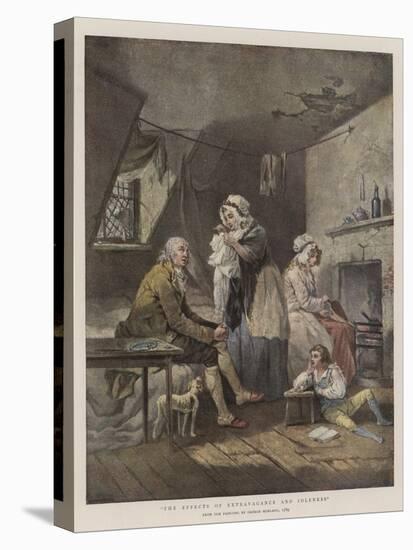 The Effects of Extravagance and Idleness-George Morland-Premier Image Canvas