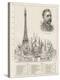 The Eiffel Tower at the Paris Exhibition as Compared with Some of the Highest Buildings in the Worl-null-Premier Image Canvas