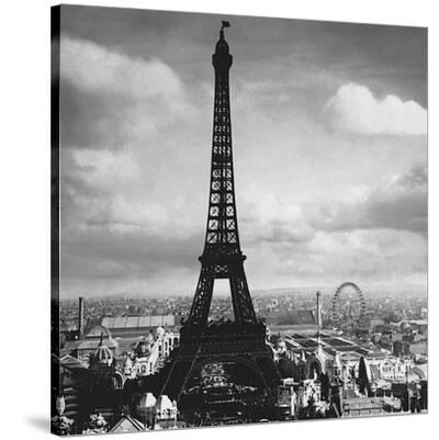 The Eiffel Tower, Paris France, 1897 Stretched Canvas Print by Jerry ...