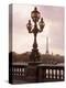 The Eiffel Tower Seen from the Pont Alexandre III at Dusk, Paris, France-Nigel Francis-Premier Image Canvas